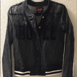 Barbie Doll Mesh Varsity Jacket